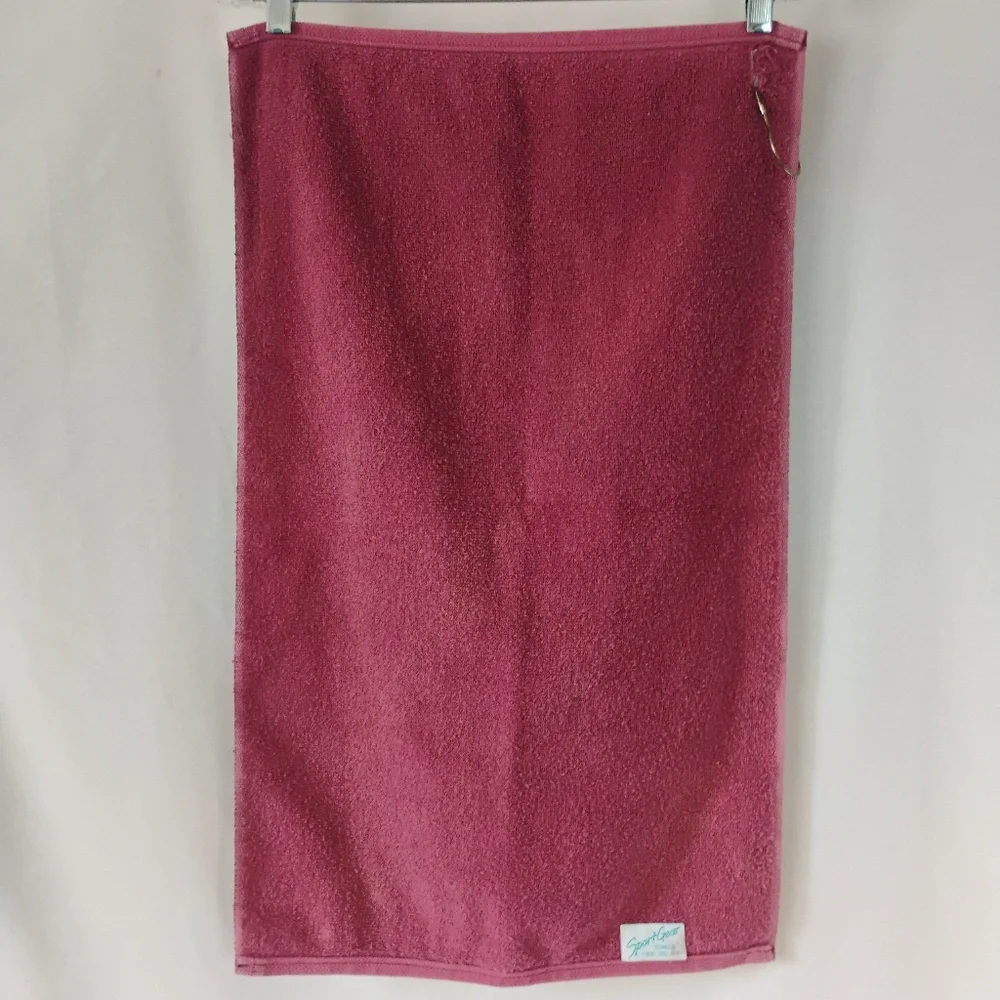 Vintage Cochiti Lake Sports Gear Clip On Golf Towel Very Faded & Distressed